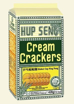Hup Seng Cream Crackers 428g